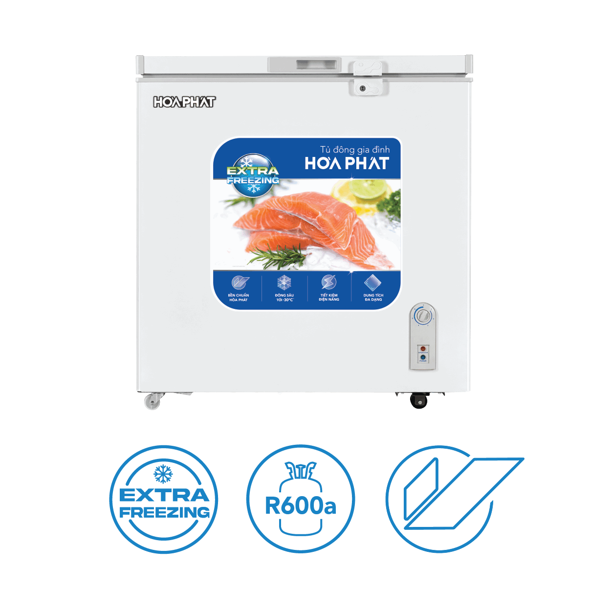 Tủ bảo quản 1 ngăn Hòa Phát 162L HPF-AD6162